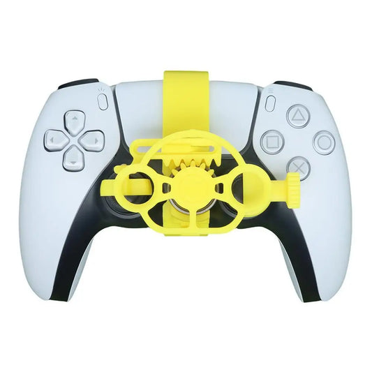 For PS5 Enhanced Gaming Racing Wheel Colorful 3D Printed Mini Steering Wheel For Ps5 Controller Simulates Car Steering Wheel