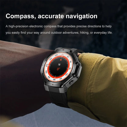 2025 New Original Premium GPS Smart Watch Ultra HD AMOLED Display Flashlight Built-in GPS BT Call Waterproof Smart Bracelet  Men